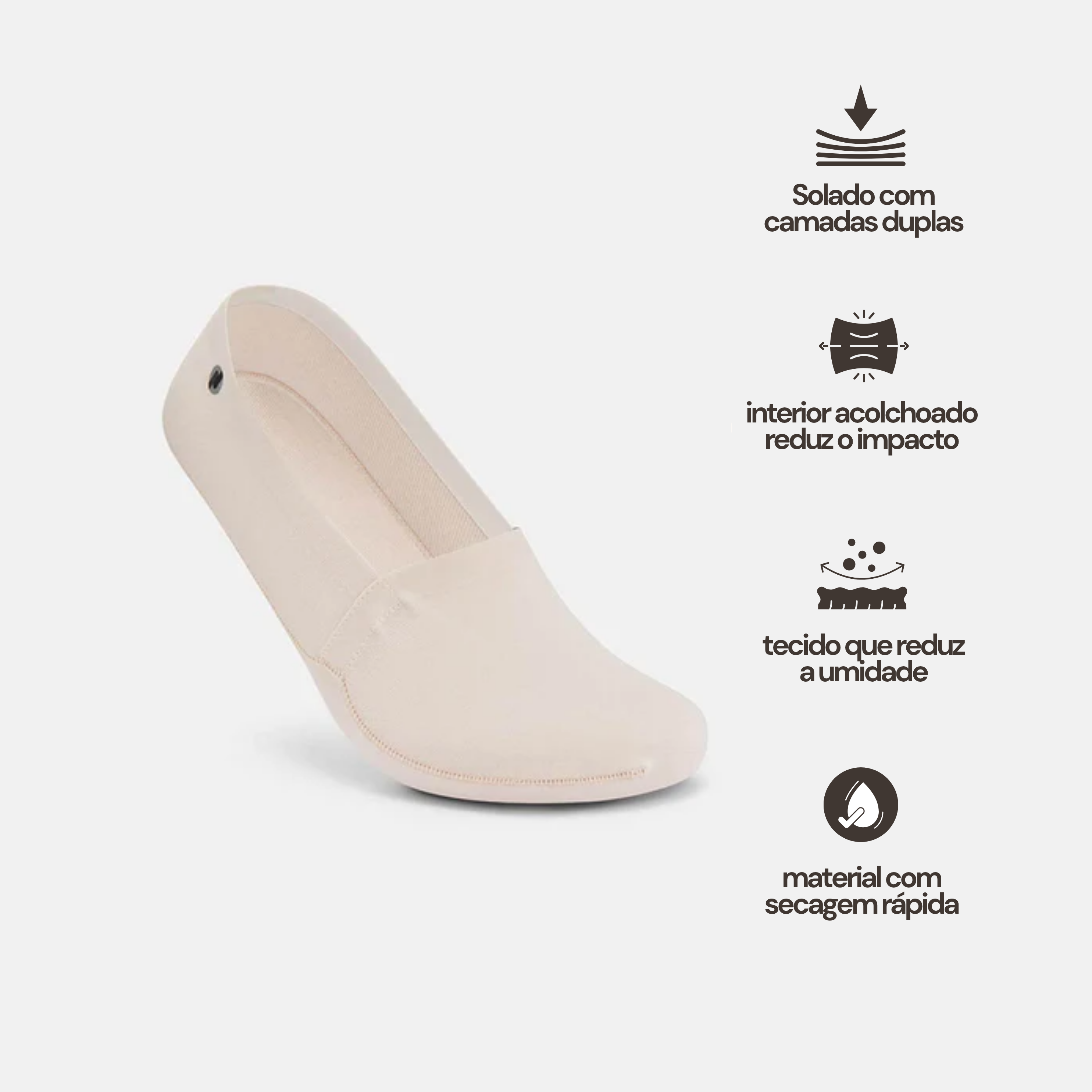 Meia Invisível Anti Odor Bisockss®