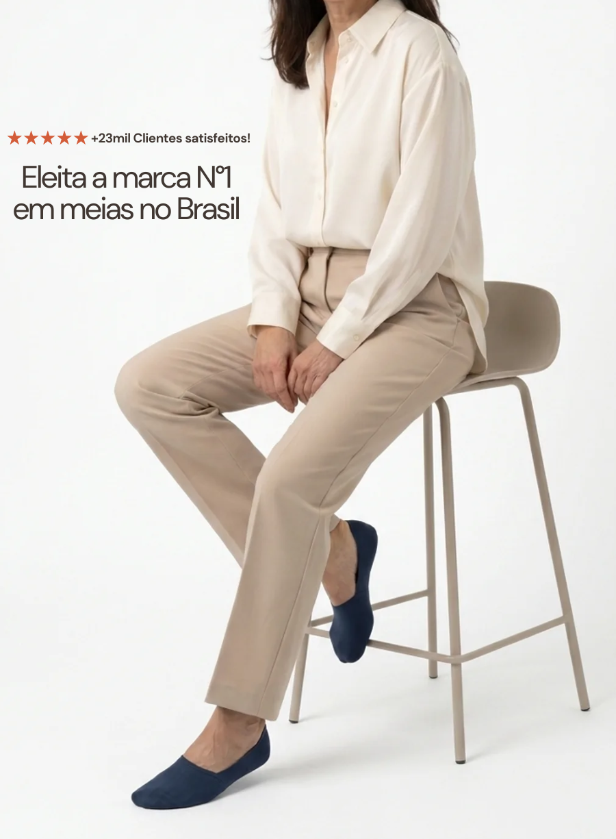 Compre 2 & Leve 5 Pares | Meia Invisível Anti Odor Bisocks®