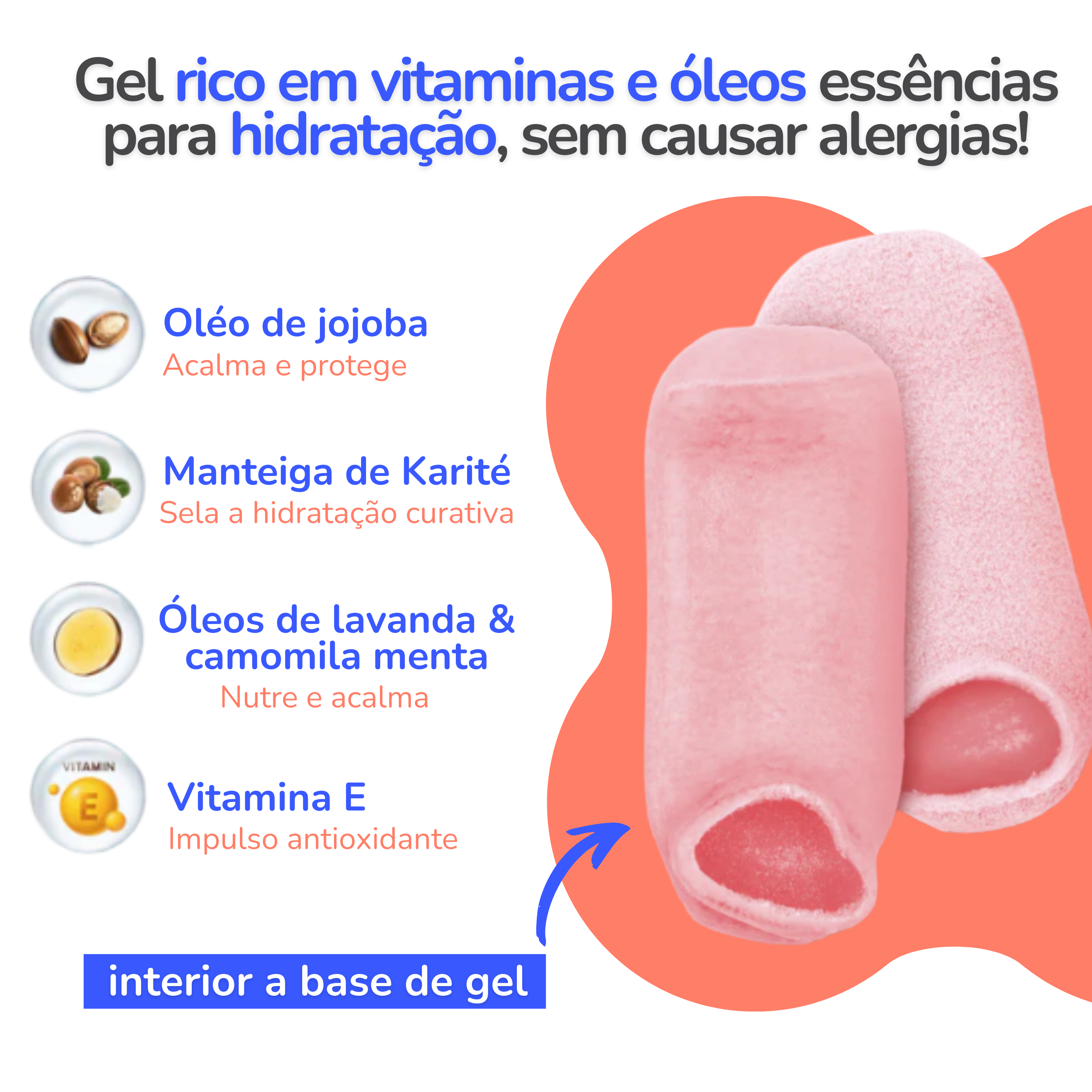 Kit com 2 pares Meia HidraPé® (Compre 1 & Leve 2 Pares)