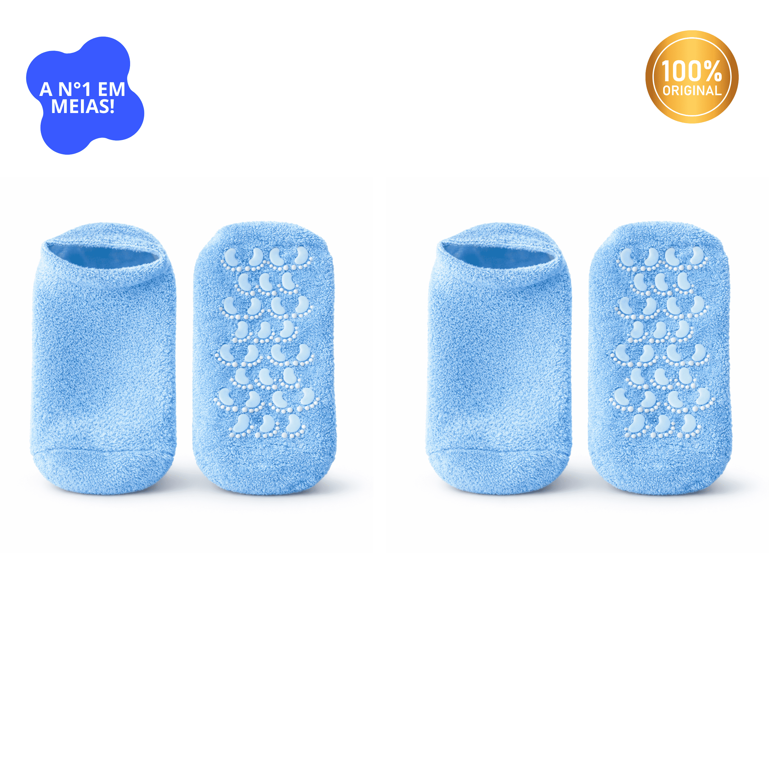 Kit com 2 pares Meia HidraPé® (Compre 1 & Leve 2 Pares)